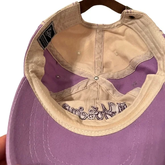 Ace Yosemite Distressed Lavender and Cream Hat - Picture 7 of 7